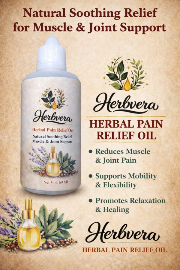 HERBAL PAIN RELIEF OIL - HERBVERA